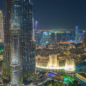 First Class 3br With Full Burj Khalifa And Fountain View شقة دبي